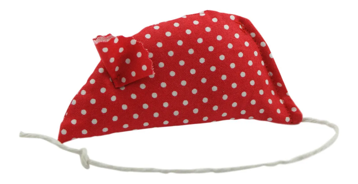 Spotty Pack of 2 Catnip Mice - Red and Blue