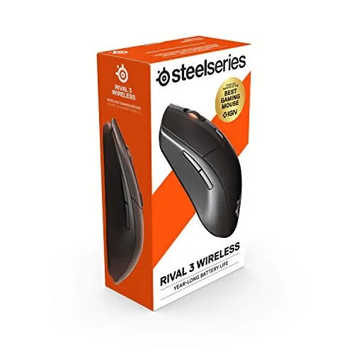 SteelSeries Rival 3 Wireless Gaming Mouse Black RGB