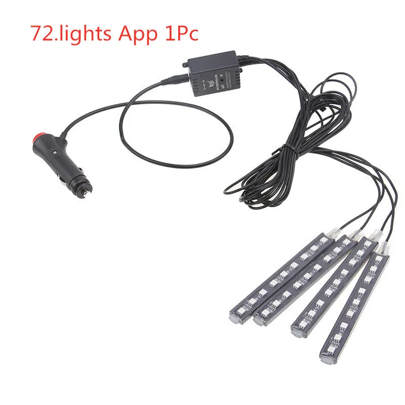 style: 72.lights App 1Pc - Wireless Remote Car RGB Lights LED