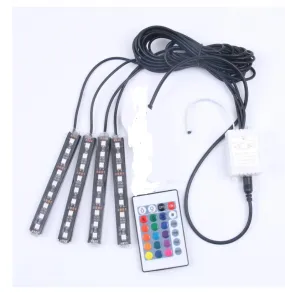 style: Remote control - Wireless Remote Car RGB Lights LED Strip