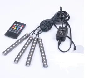 style: Voice remote control - Wireless Remote Car RGB Lights LED
