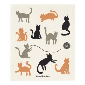 Swedish Dishcloth — Cats