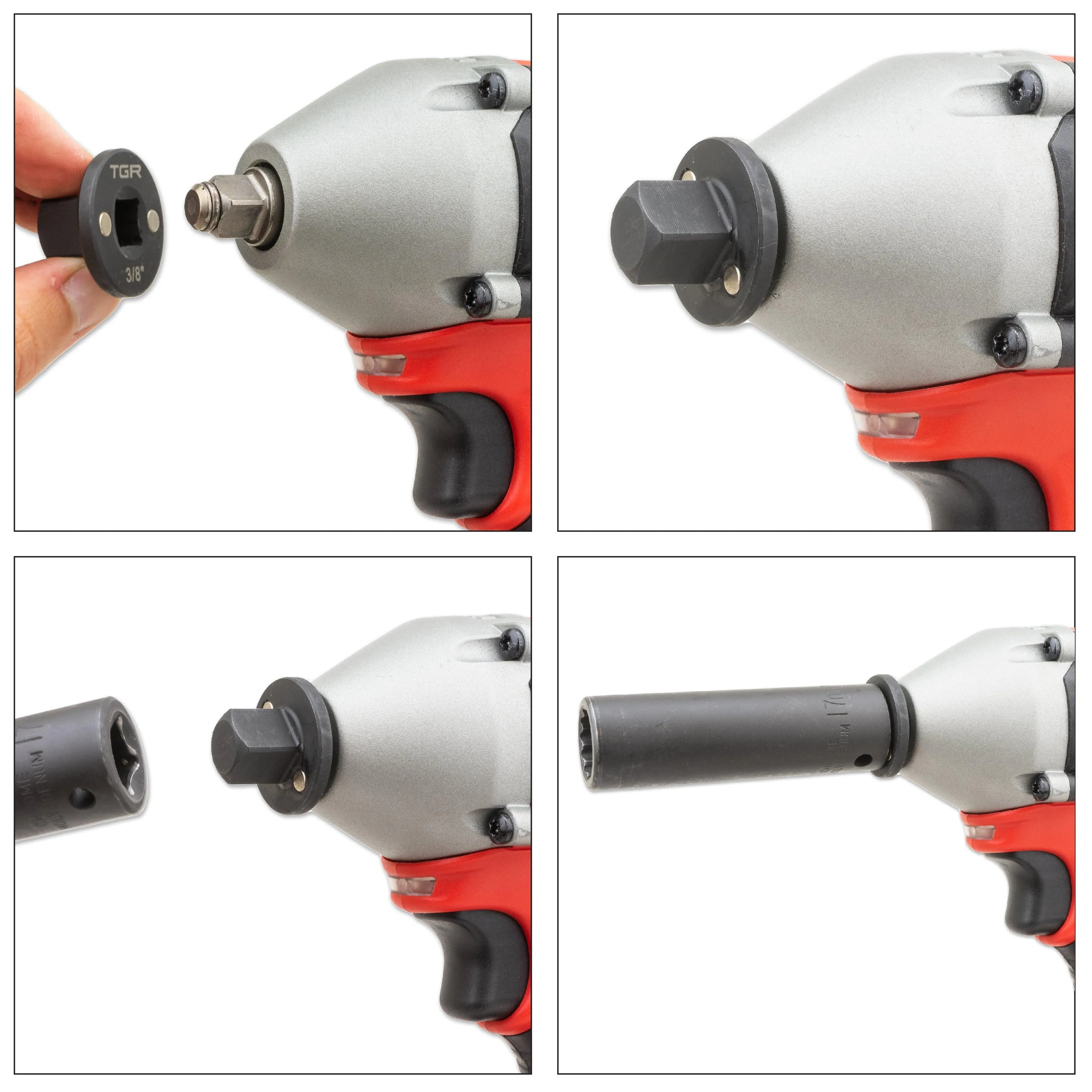 TGR 3/4" to 1" Low Profile Impact Socket Adapter - Drive Reducing