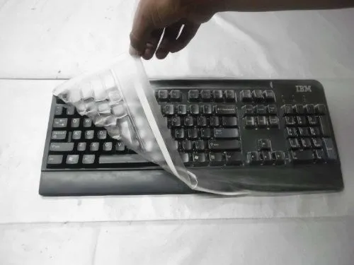 Viziflex's Biosafe Anti Microbial Keyboard cover fitting IBM / Lenovo models KB-0225, KB-1021, SK-8820, 89P8300, 31P7415
