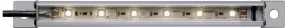 Waldmann 112545000-00001351, LIQ 6, SLIM Tube Light; 7.7 in., Clear Lens, 24V DC, Rigid Flange