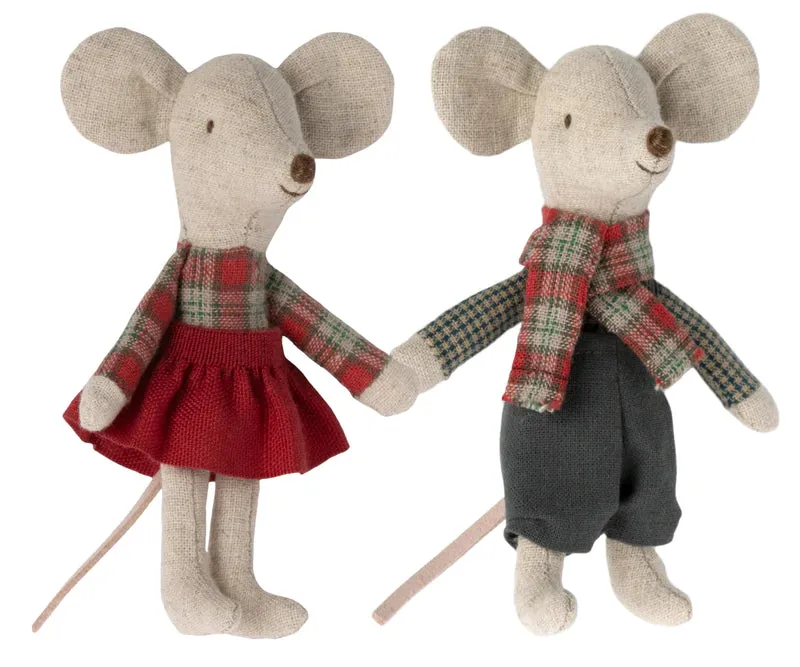 Winter Mice Twins