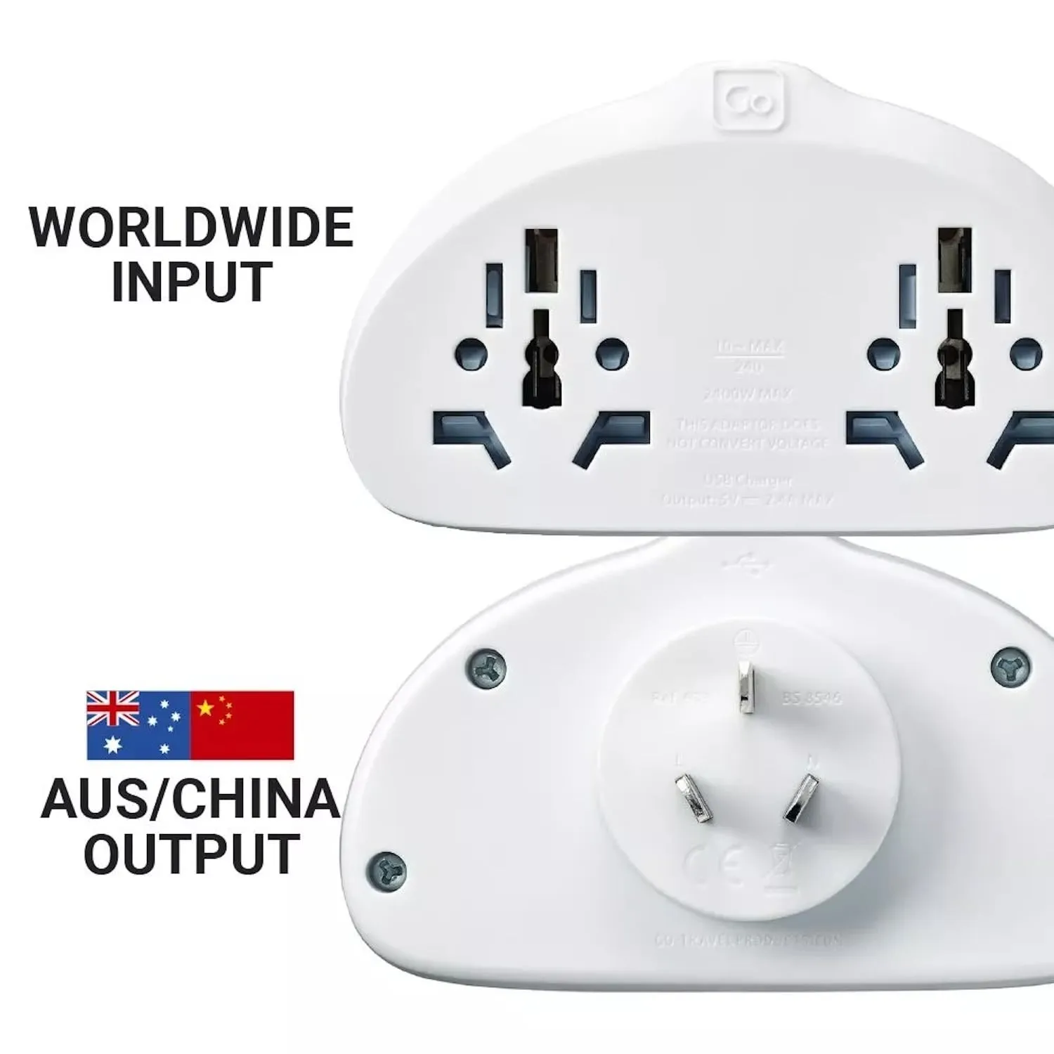 World to Australia/China Duo   USB